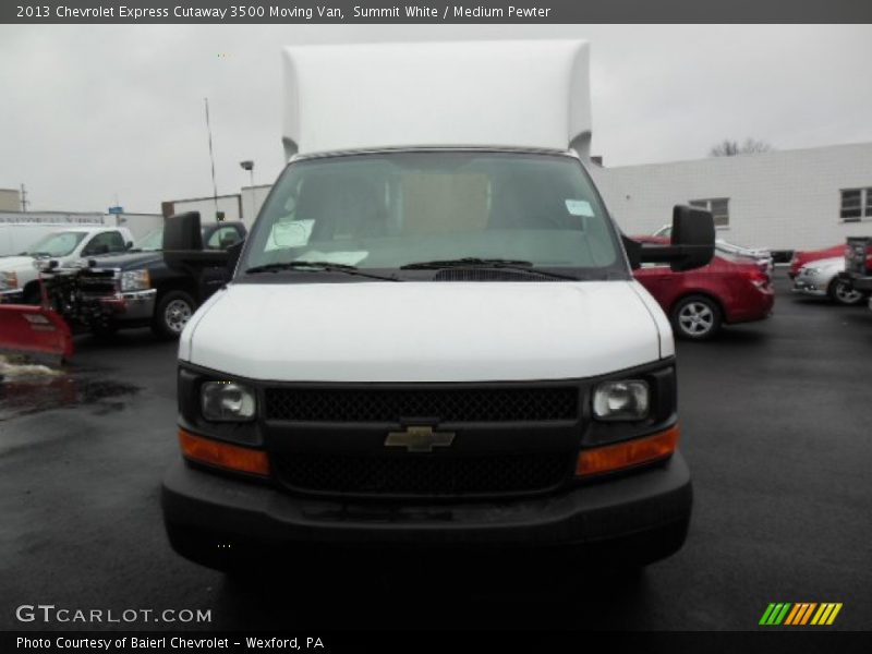 Summit White / Medium Pewter 2013 Chevrolet Express Cutaway 3500 Moving Van