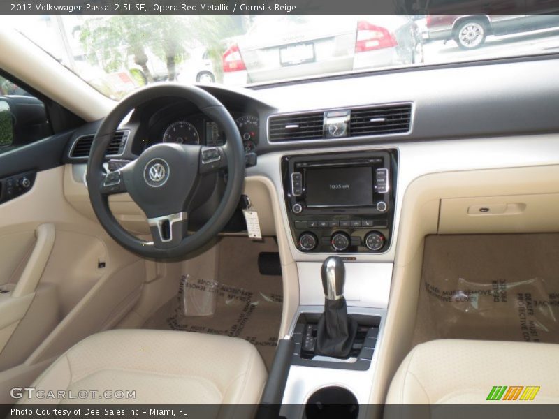 Opera Red Metallic / Cornsilk Beige 2013 Volkswagen Passat 2.5L SE