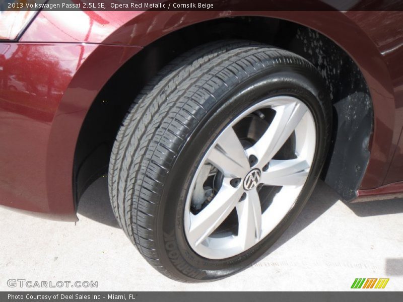 Opera Red Metallic / Cornsilk Beige 2013 Volkswagen Passat 2.5L SE