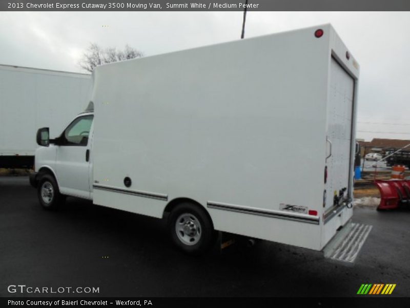 Summit White / Medium Pewter 2013 Chevrolet Express Cutaway 3500 Moving Van