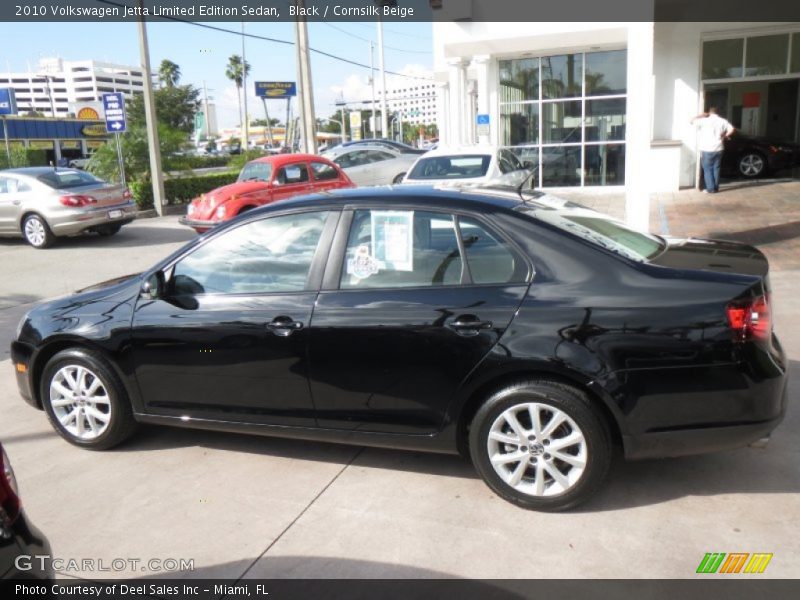 Black / Cornsilk Beige 2010 Volkswagen Jetta Limited Edition Sedan