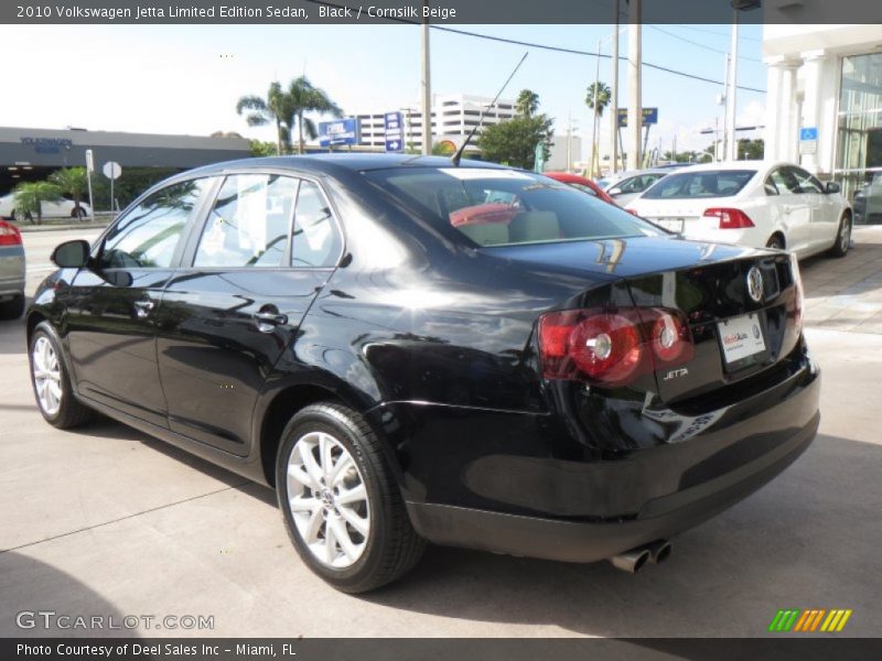 Black / Cornsilk Beige 2010 Volkswagen Jetta Limited Edition Sedan