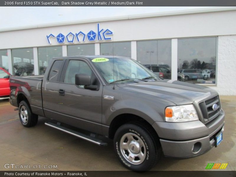 Dark Shadow Grey Metallic / Medium/Dark Flint 2006 Ford F150 STX SuperCab