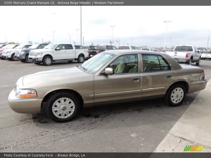 Arizona Beige Metallic / Medium Parchment 2005 Mercury Grand Marquis GS
