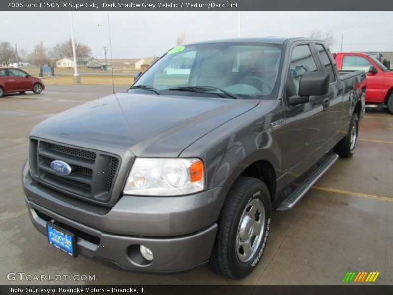 Dark Shadow Grey Metallic / Medium/Dark Flint 2006 Ford F150 STX SuperCab
