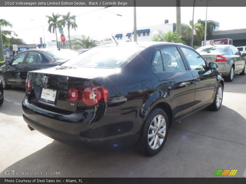 Black / Cornsilk Beige 2010 Volkswagen Jetta Limited Edition Sedan