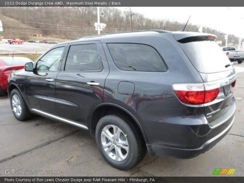 Maximum Steel Metallic / Black 2013 Dodge Durango Crew AWD