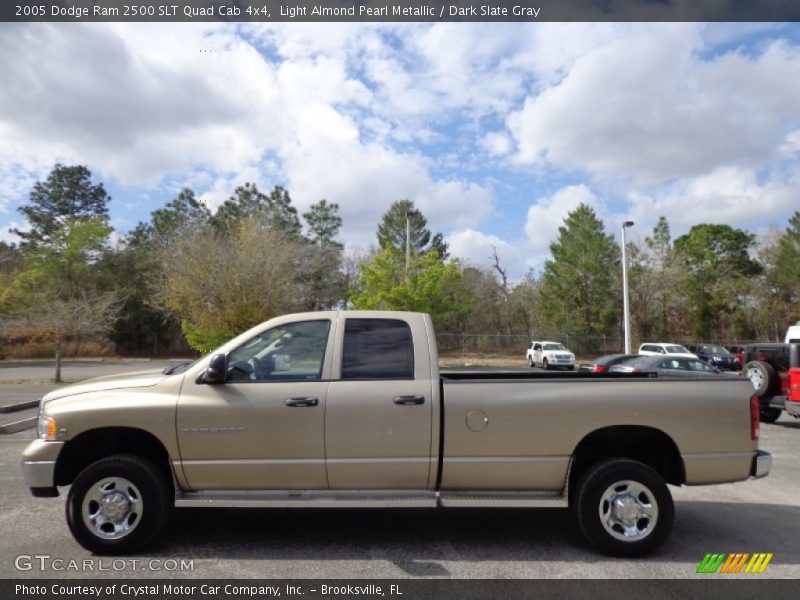 Light Almond Pearl Metallic / Dark Slate Gray 2005 Dodge Ram 2500 SLT Quad Cab 4x4