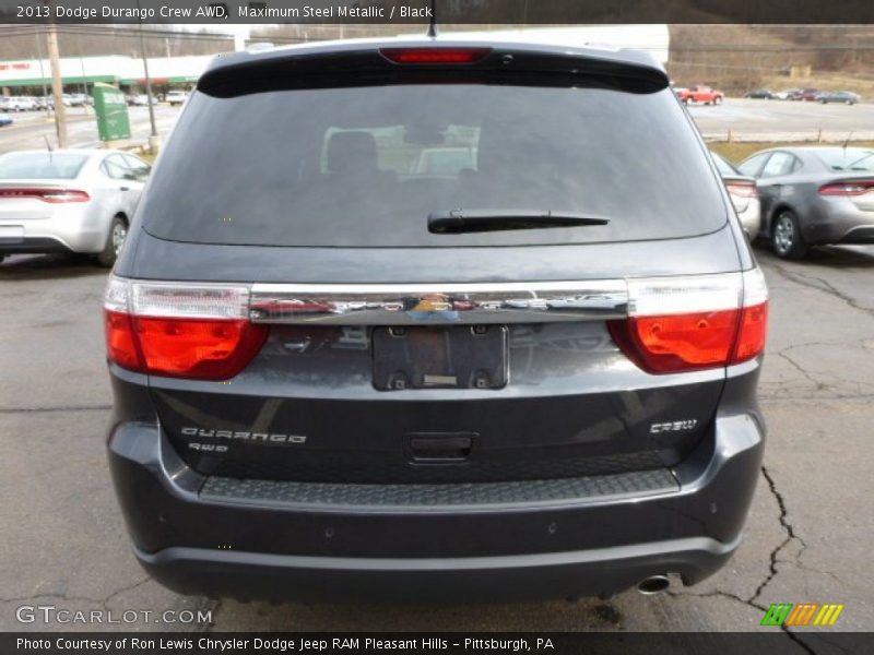 Maximum Steel Metallic / Black 2013 Dodge Durango Crew AWD