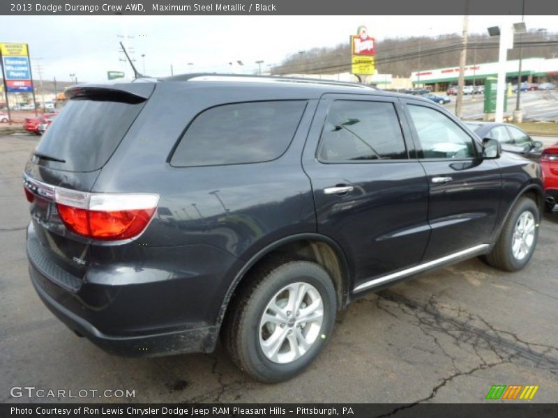 Maximum Steel Metallic / Black 2013 Dodge Durango Crew AWD