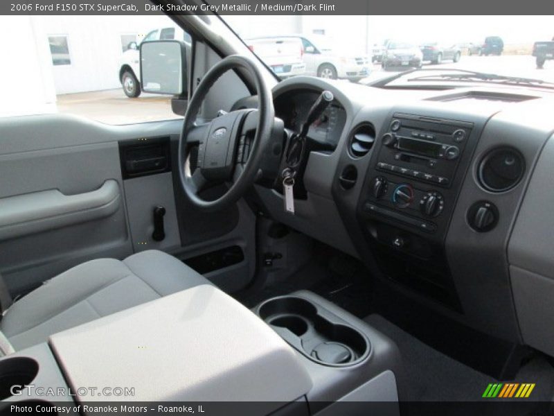 Dark Shadow Grey Metallic / Medium/Dark Flint 2006 Ford F150 STX SuperCab