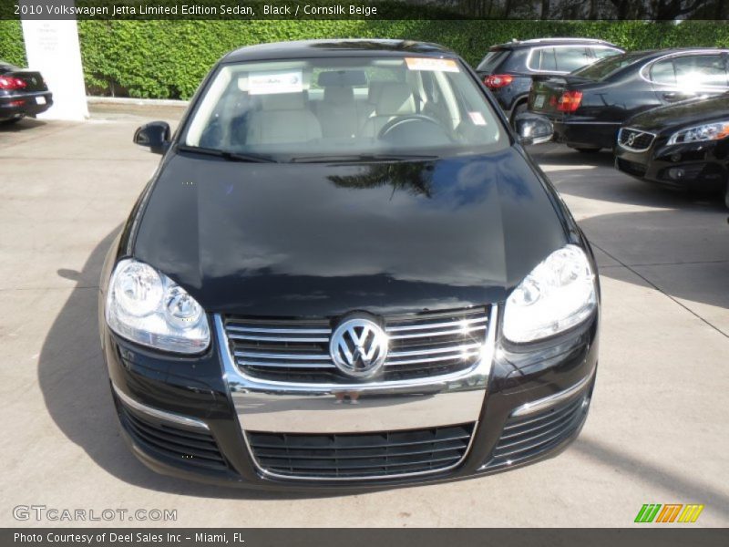 Black / Cornsilk Beige 2010 Volkswagen Jetta Limited Edition Sedan