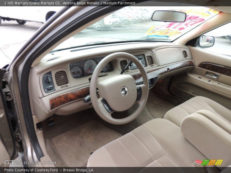 Arizona Beige Metallic / Medium Parchment 2005 Mercury Grand Marquis GS