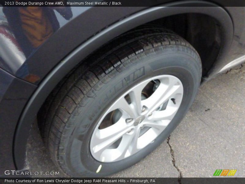 Maximum Steel Metallic / Black 2013 Dodge Durango Crew AWD
