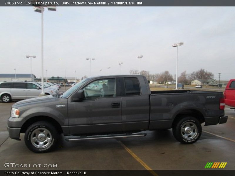 Dark Shadow Grey Metallic / Medium/Dark Flint 2006 Ford F150 STX SuperCab
