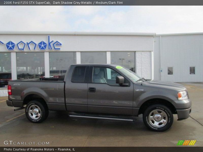 Dark Shadow Grey Metallic / Medium/Dark Flint 2006 Ford F150 STX SuperCab