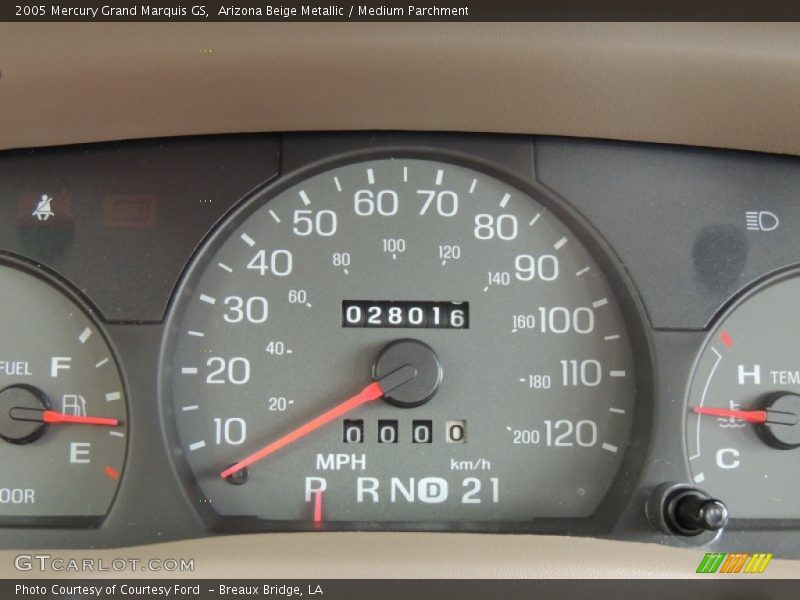 Arizona Beige Metallic / Medium Parchment 2005 Mercury Grand Marquis GS