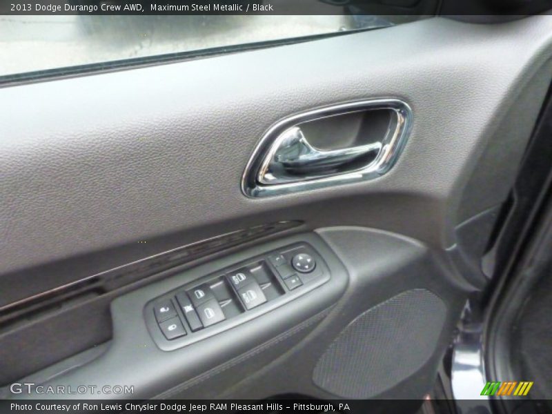 Maximum Steel Metallic / Black 2013 Dodge Durango Crew AWD