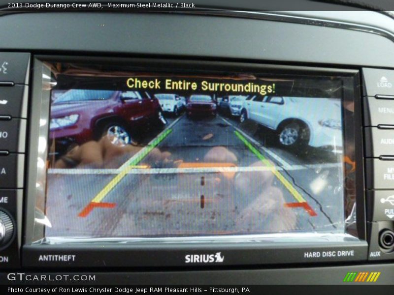 Maximum Steel Metallic / Black 2013 Dodge Durango Crew AWD