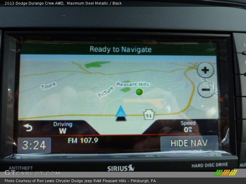Maximum Steel Metallic / Black 2013 Dodge Durango Crew AWD