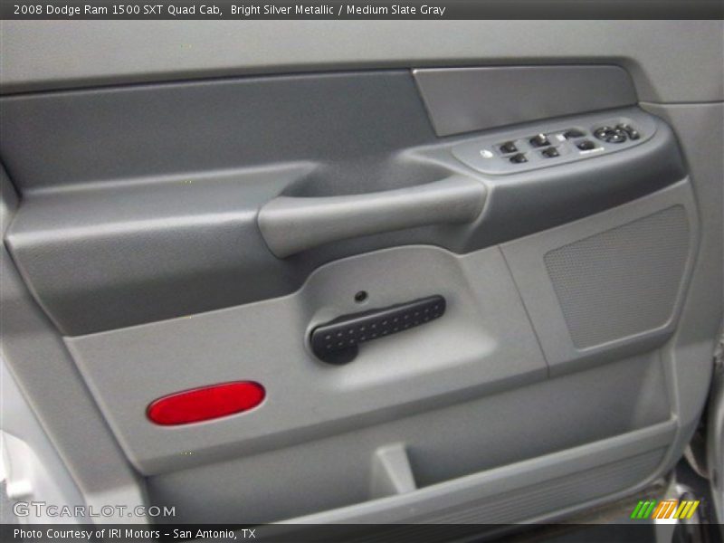 Bright Silver Metallic / Medium Slate Gray 2008 Dodge Ram 1500 SXT Quad Cab