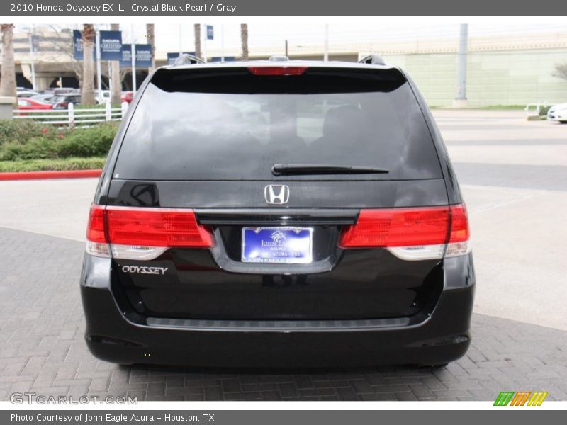 Crystal Black Pearl / Gray 2010 Honda Odyssey EX-L