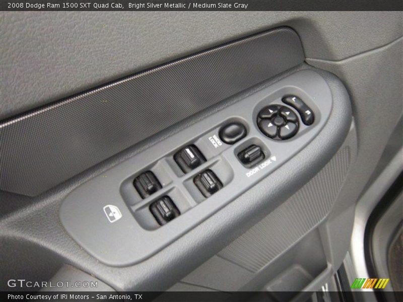 Bright Silver Metallic / Medium Slate Gray 2008 Dodge Ram 1500 SXT Quad Cab