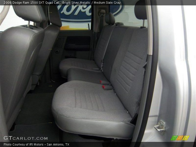 Bright Silver Metallic / Medium Slate Gray 2008 Dodge Ram 1500 SXT Quad Cab