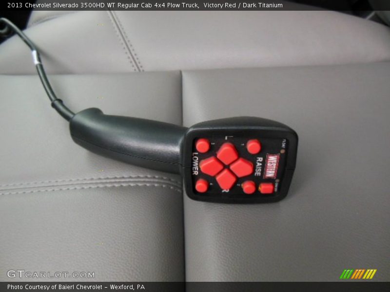 Victory Red / Dark Titanium 2013 Chevrolet Silverado 3500HD WT Regular Cab 4x4 Plow Truck