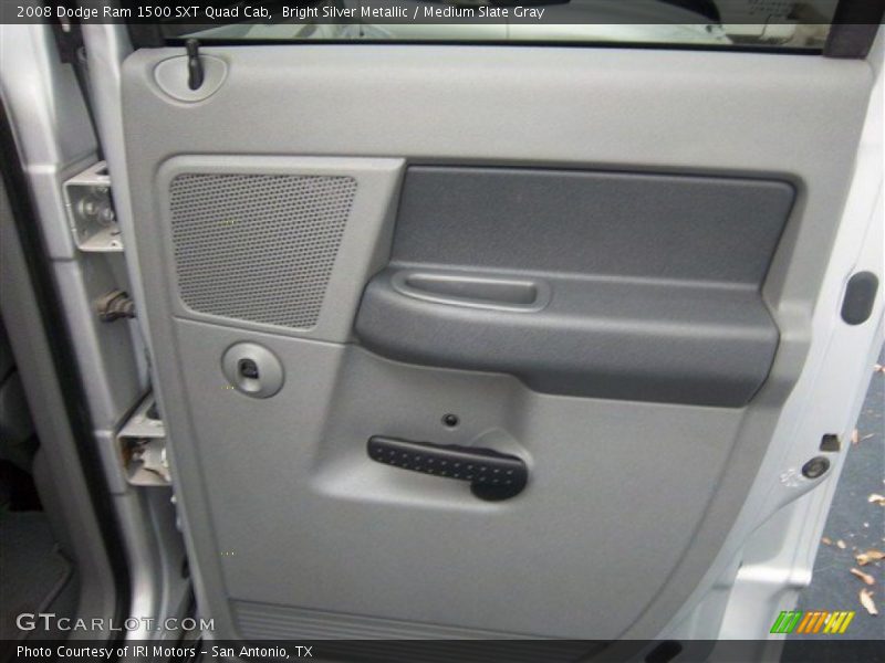 Bright Silver Metallic / Medium Slate Gray 2008 Dodge Ram 1500 SXT Quad Cab