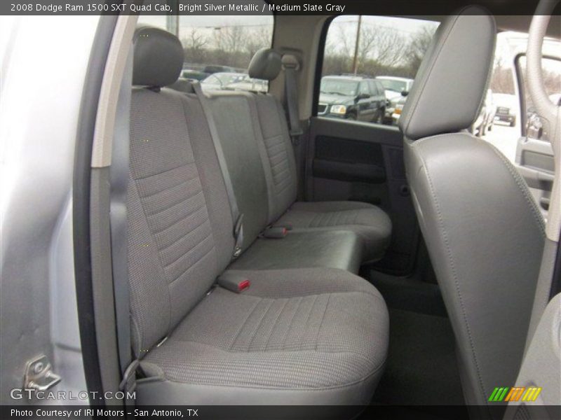 Bright Silver Metallic / Medium Slate Gray 2008 Dodge Ram 1500 SXT Quad Cab
