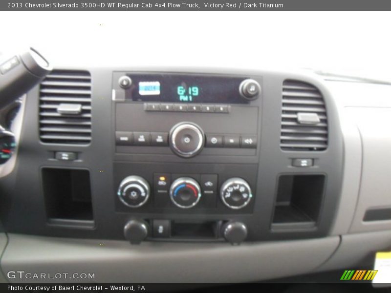 Victory Red / Dark Titanium 2013 Chevrolet Silverado 3500HD WT Regular Cab 4x4 Plow Truck