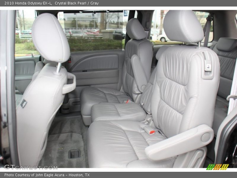 Crystal Black Pearl / Gray 2010 Honda Odyssey EX-L