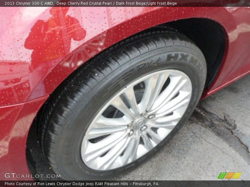 Deep Cherry Red Crystal Pearl / Dark Frost Beige/Light Frost Beige 2013 Chrysler 300 C AWD