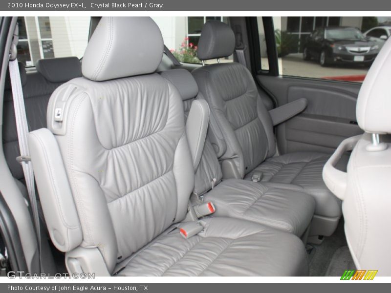 Crystal Black Pearl / Gray 2010 Honda Odyssey EX-L
