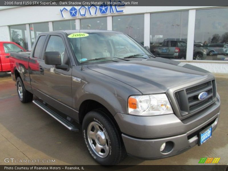 Dark Shadow Grey Metallic / Medium/Dark Flint 2006 Ford F150 STX SuperCab