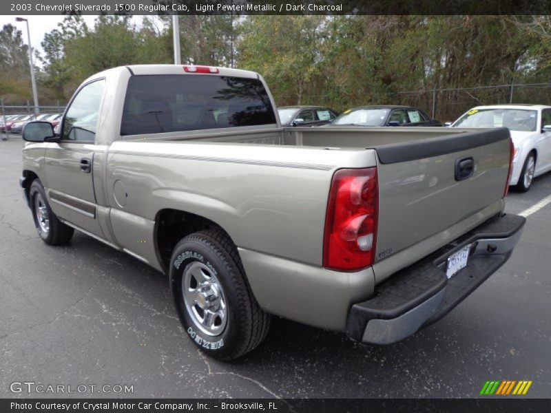 Light Pewter Metallic / Dark Charcoal 2003 Chevrolet Silverado 1500 Regular Cab