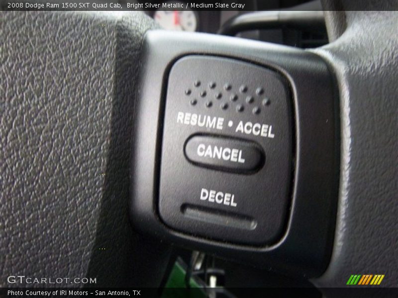 Bright Silver Metallic / Medium Slate Gray 2008 Dodge Ram 1500 SXT Quad Cab