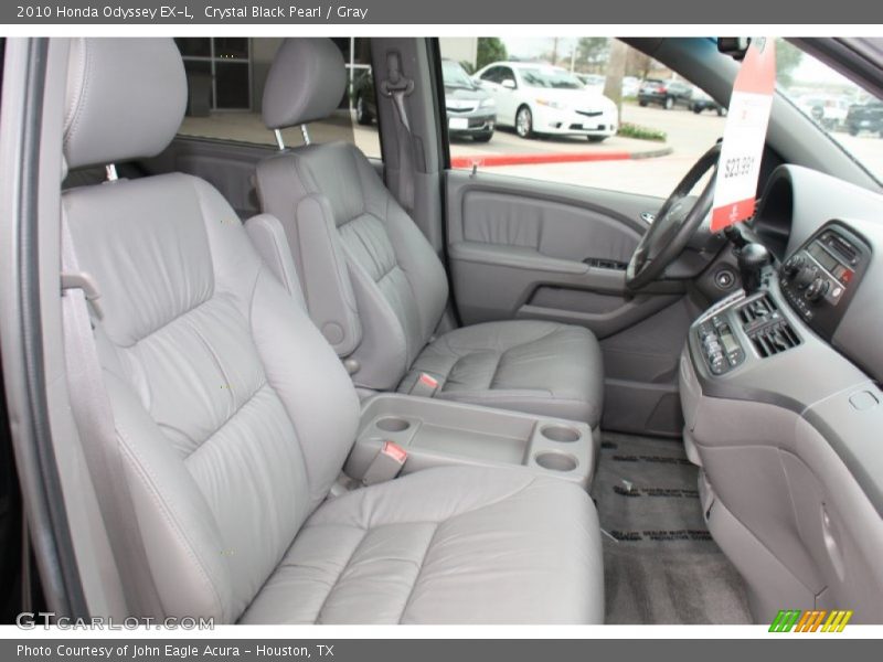 Crystal Black Pearl / Gray 2010 Honda Odyssey EX-L