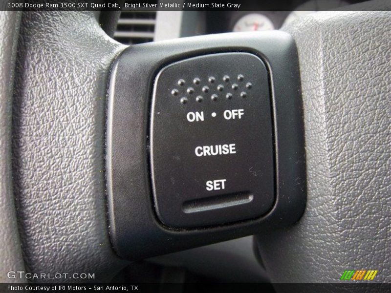 Bright Silver Metallic / Medium Slate Gray 2008 Dodge Ram 1500 SXT Quad Cab