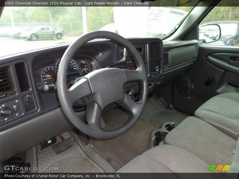 Light Pewter Metallic / Dark Charcoal 2003 Chevrolet Silverado 1500 Regular Cab