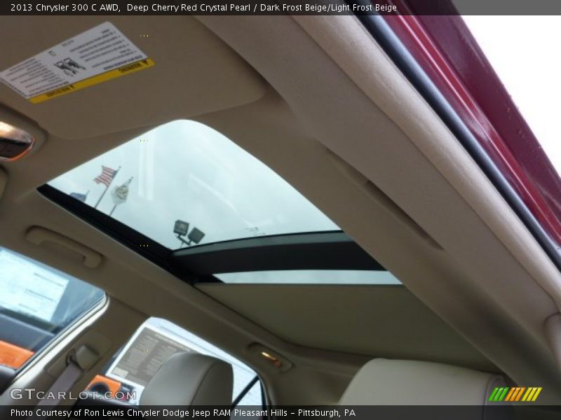 Sunroof of 2013 300 C AWD