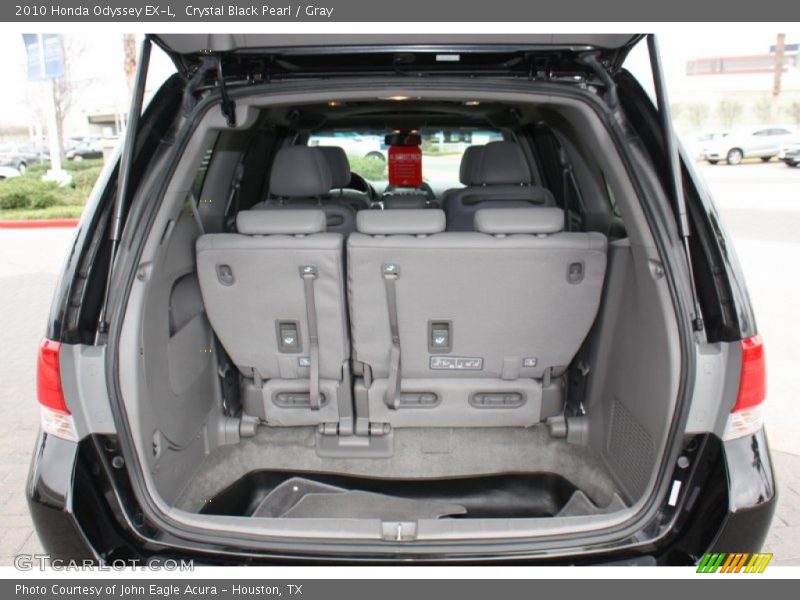 Crystal Black Pearl / Gray 2010 Honda Odyssey EX-L