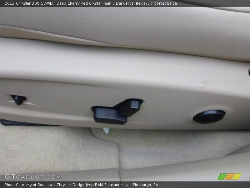 Deep Cherry Red Crystal Pearl / Dark Frost Beige/Light Frost Beige 2013 Chrysler 300 C AWD