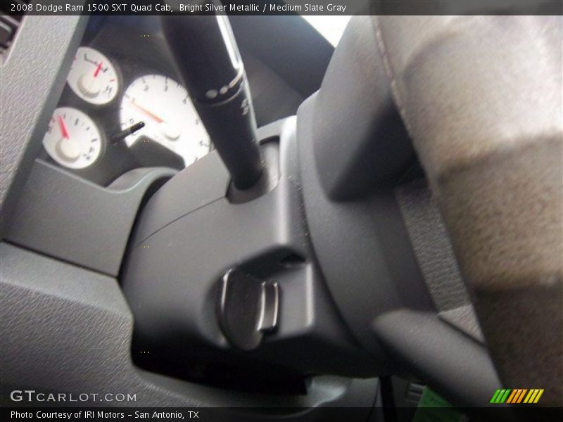 Bright Silver Metallic / Medium Slate Gray 2008 Dodge Ram 1500 SXT Quad Cab