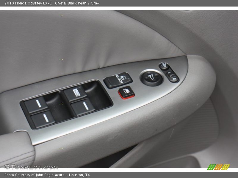 Crystal Black Pearl / Gray 2010 Honda Odyssey EX-L