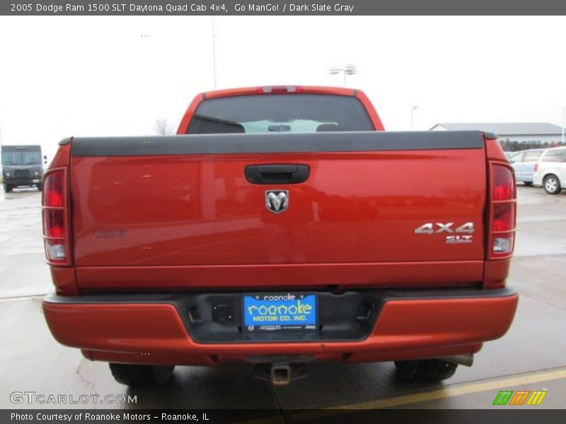 Go ManGo! / Dark Slate Gray 2005 Dodge Ram 1500 SLT Daytona Quad Cab 4x4