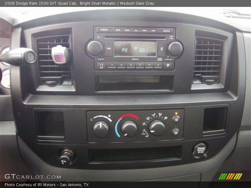 Bright Silver Metallic / Medium Slate Gray 2008 Dodge Ram 1500 SXT Quad Cab