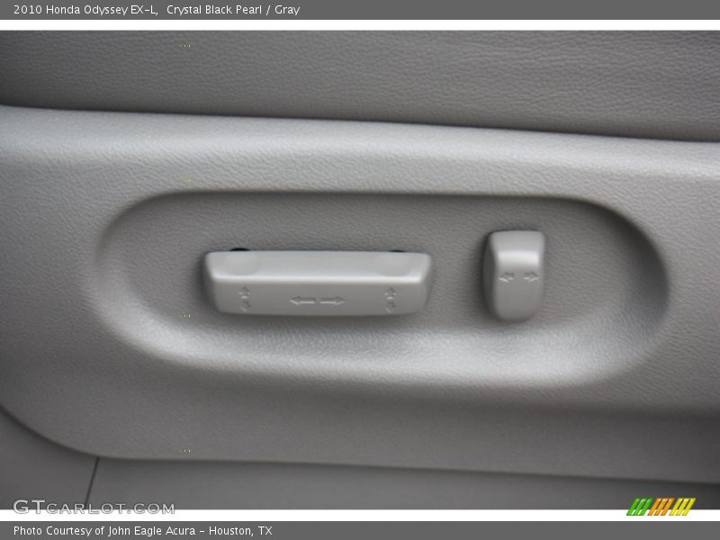 Crystal Black Pearl / Gray 2010 Honda Odyssey EX-L