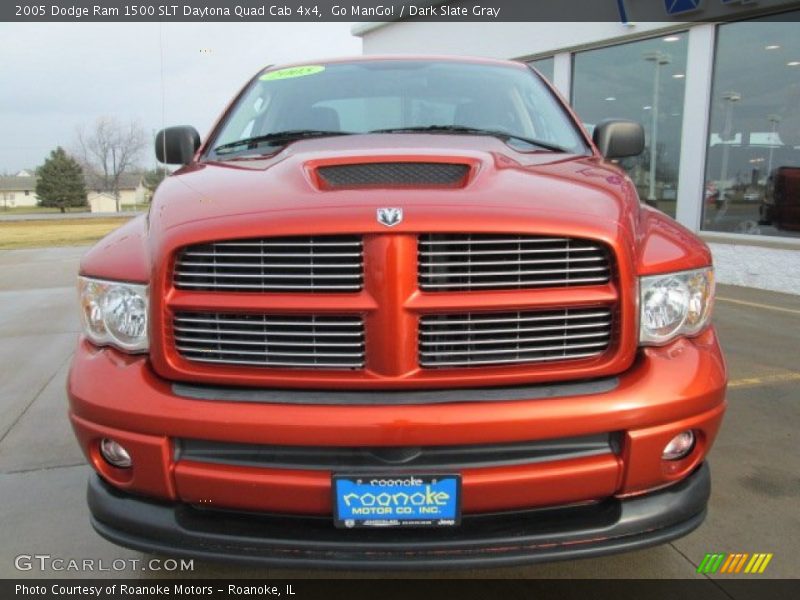 Go ManGo! / Dark Slate Gray 2005 Dodge Ram 1500 SLT Daytona Quad Cab 4x4